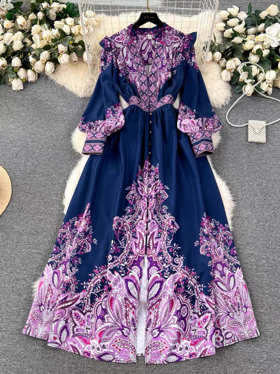 Power yourself print Dress ED109