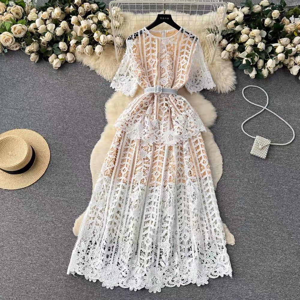 Luxury meetings lace dress FD163 image
