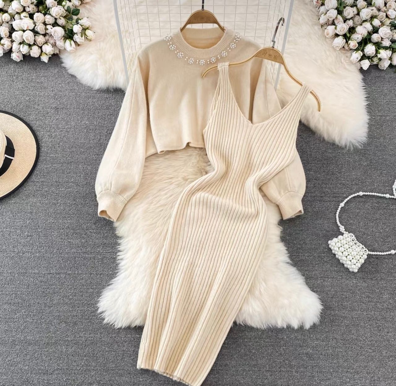 Queen of everything knit set TPZZ988 image