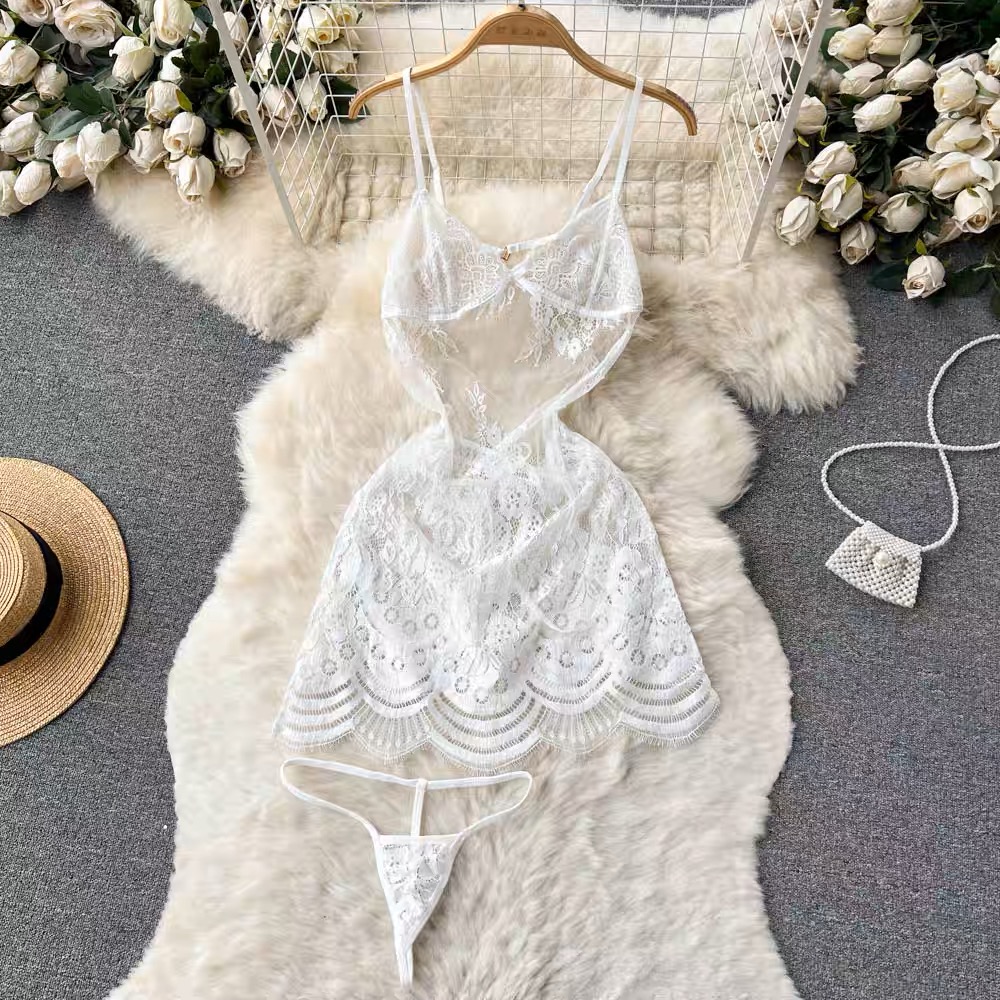 Baby keeper lace gown set SW110 image