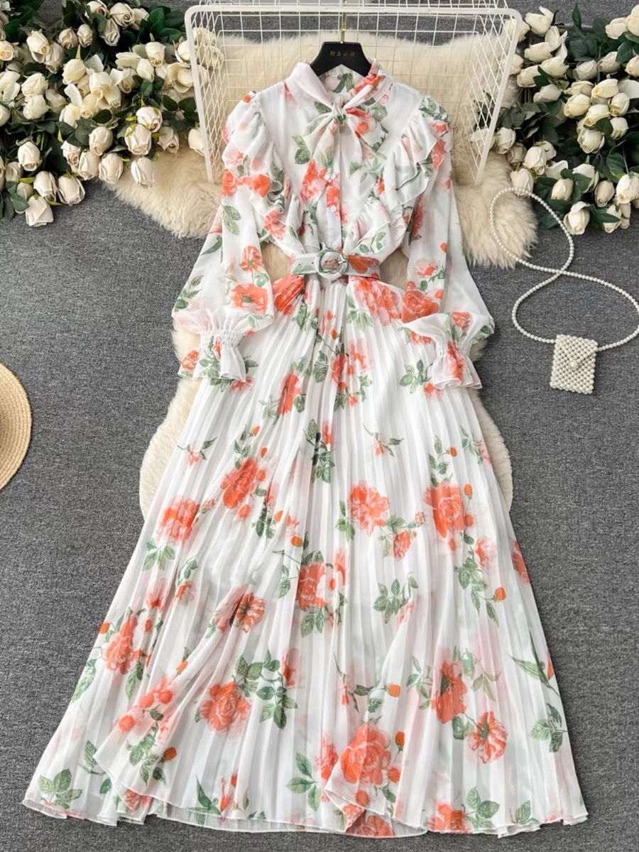 Statue worthy floral dress CD462 image