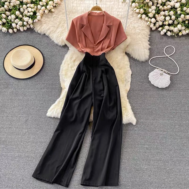 At my best short sleeves jumpsuit JRZZ373 image