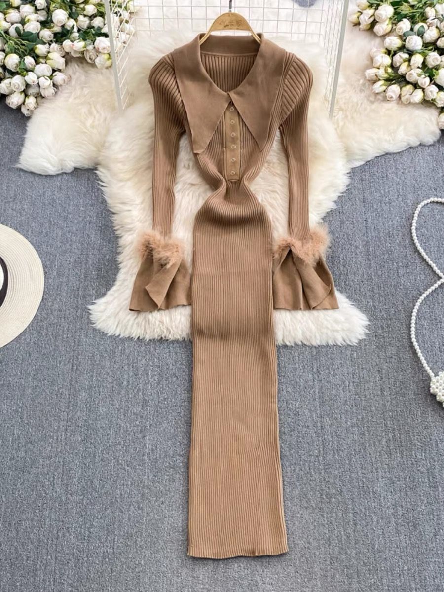 Fade into you knitted Dress KBC140 image