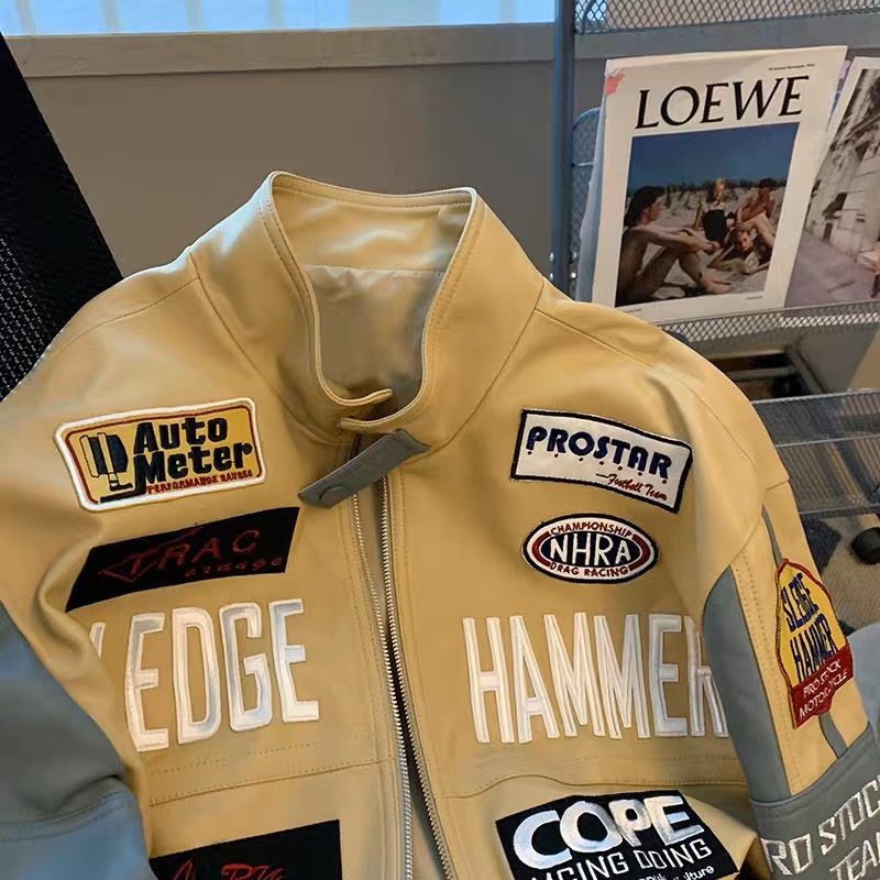 Link up with me racer jacket LJ106 image