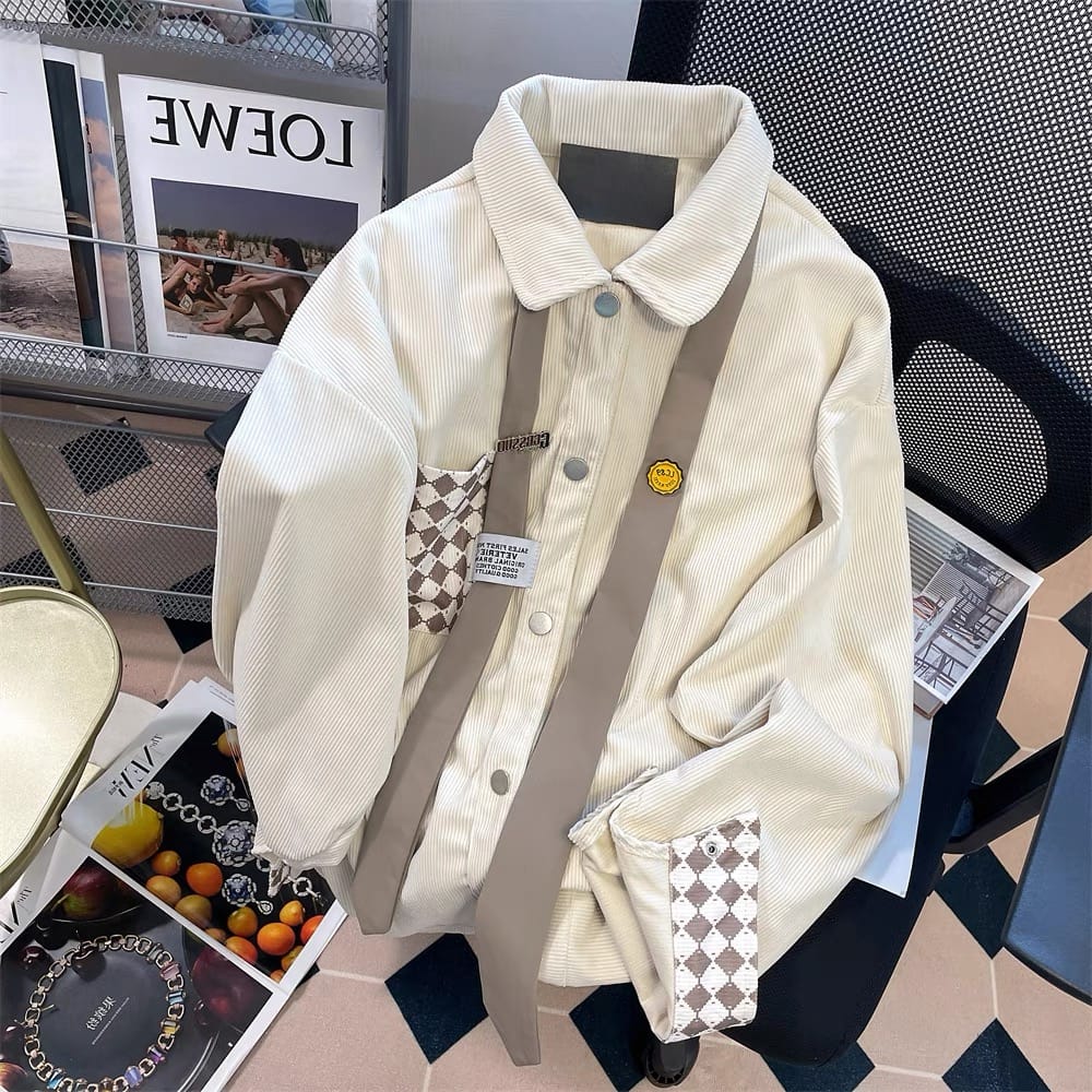 Billonaire girlfriend corduroy shirt SDZZ959 image