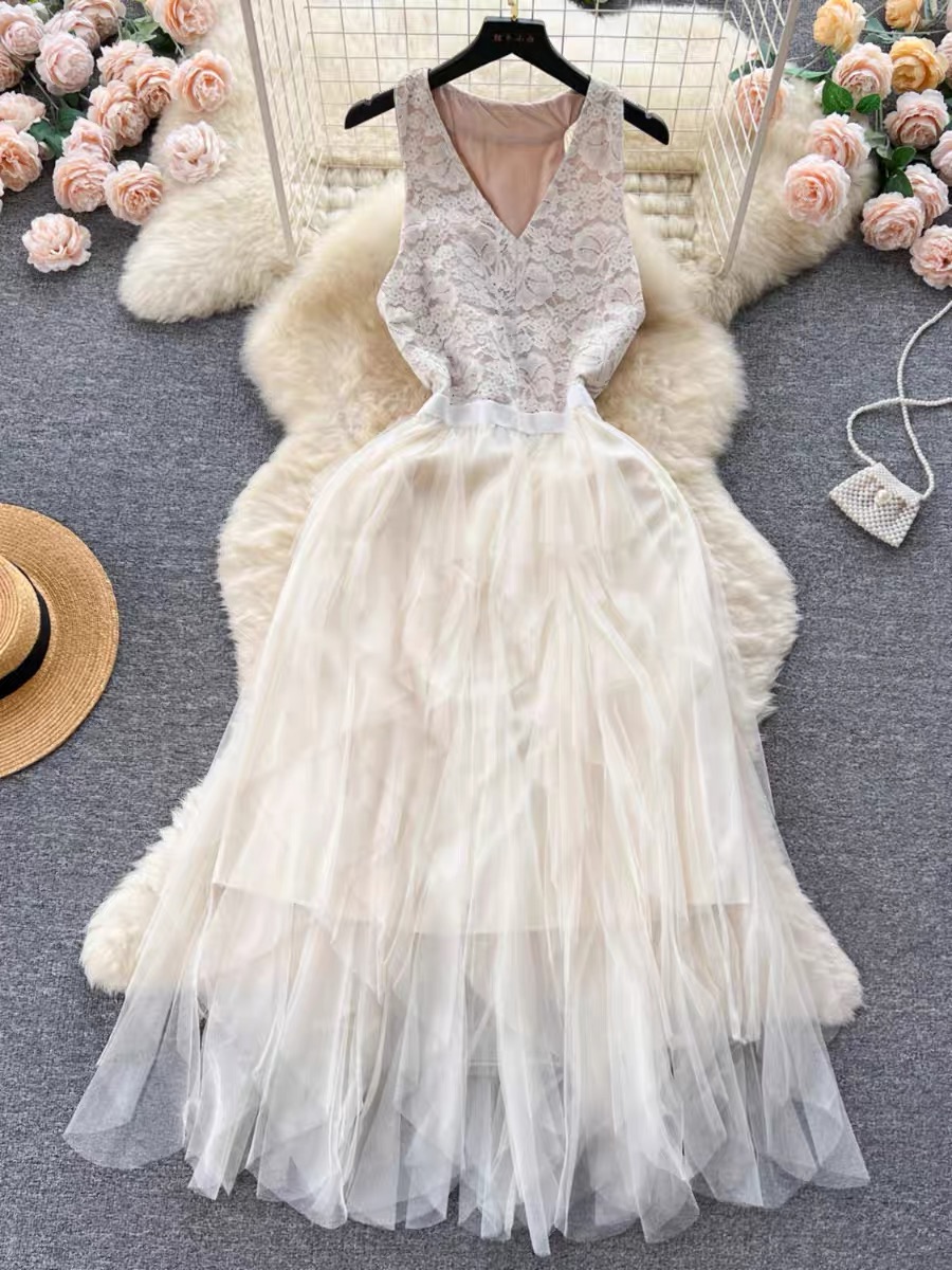Luxe life frill dress EVD162 image