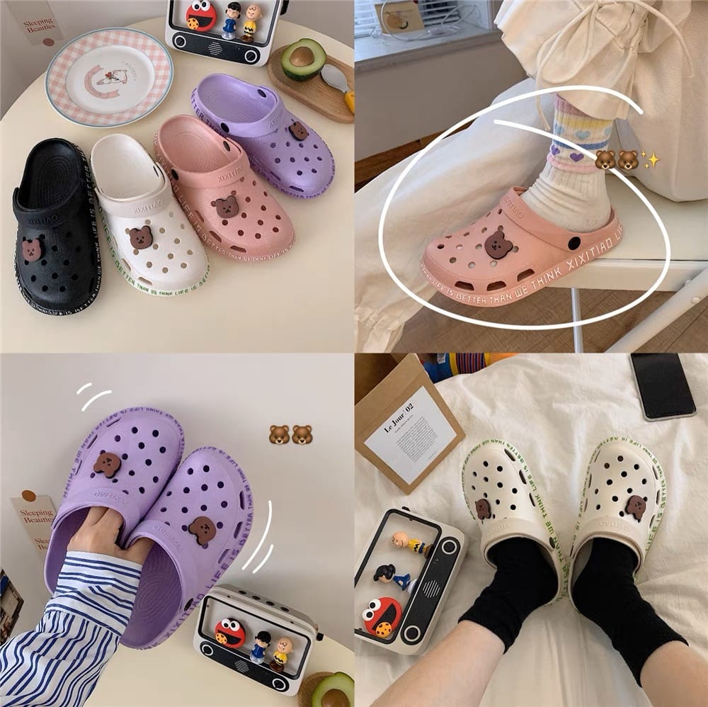 Life is better crocs image