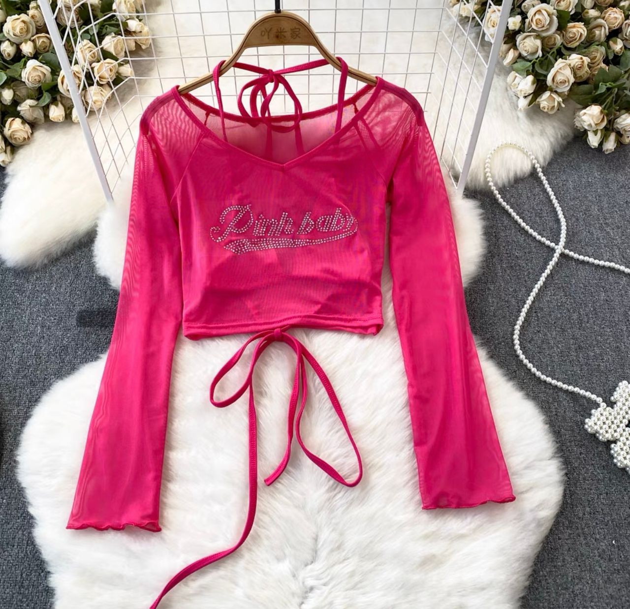 Pink baby top TZZ1723 image