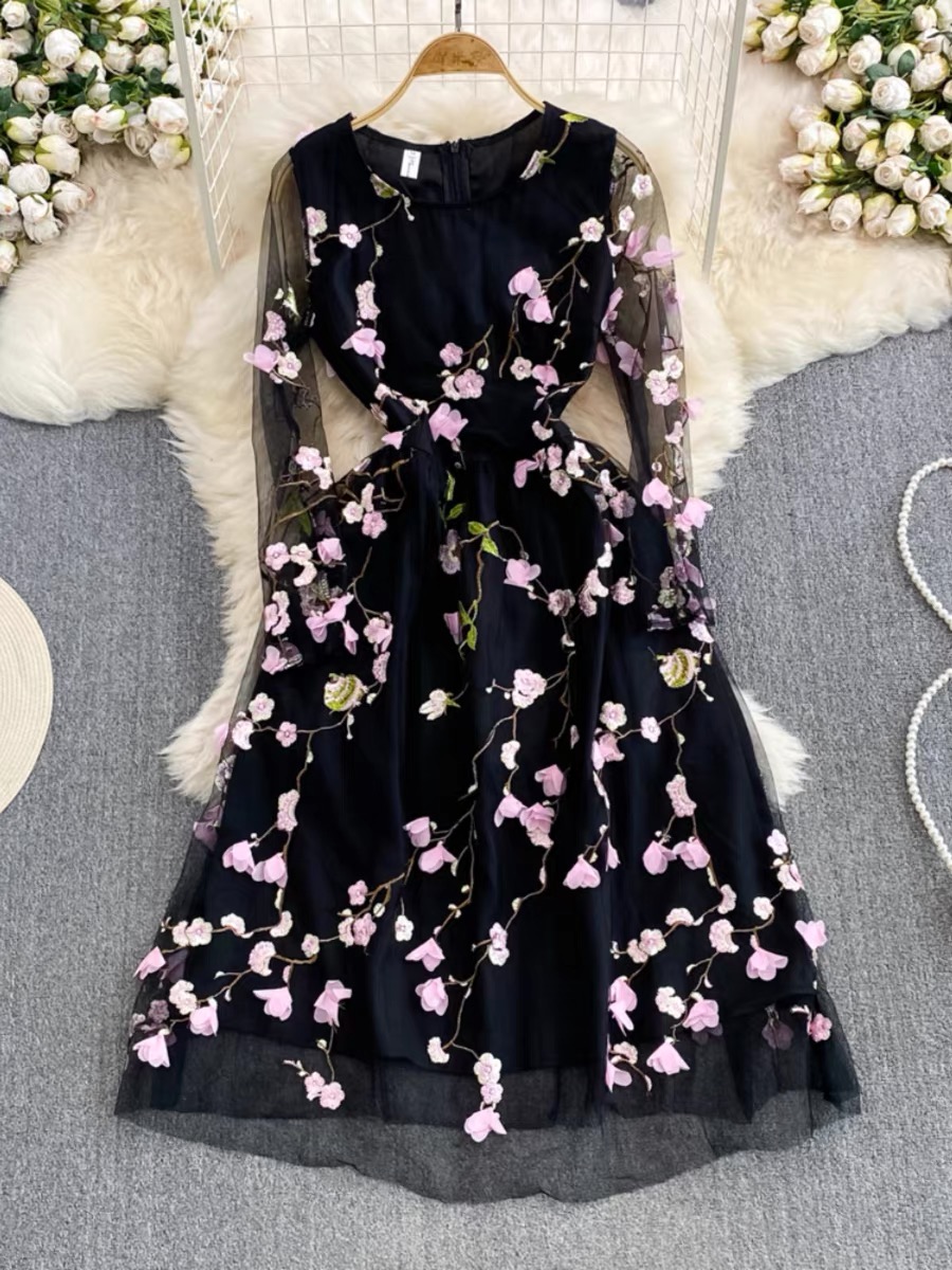 Emory floral dress  EVD109