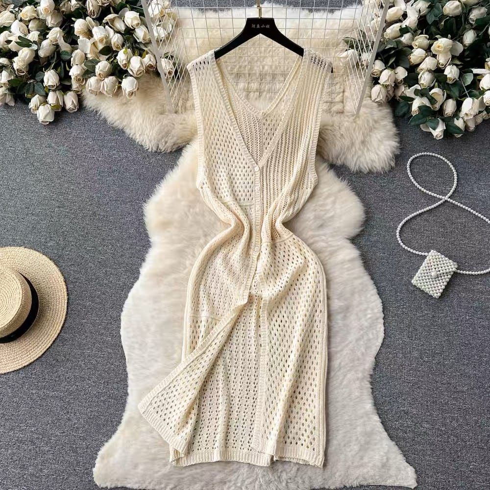 Moonlight crochet gown KBC44 image