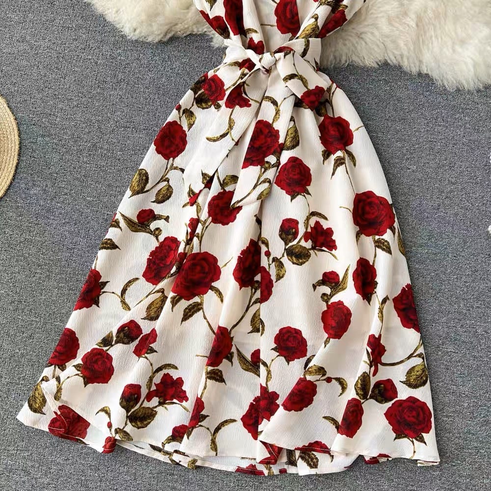 Giving you reasons halter dress CD183 image