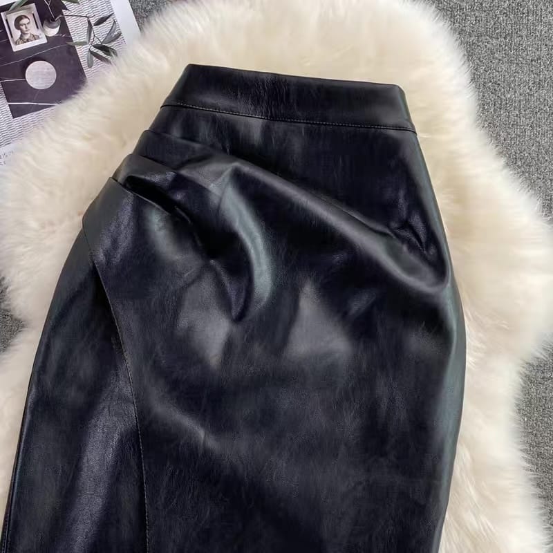Evening babe leather skirt SZZ180 image