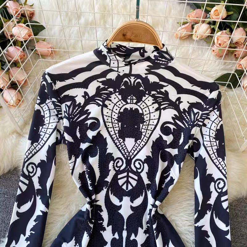 Rubi print bodysuit TZZ418 image