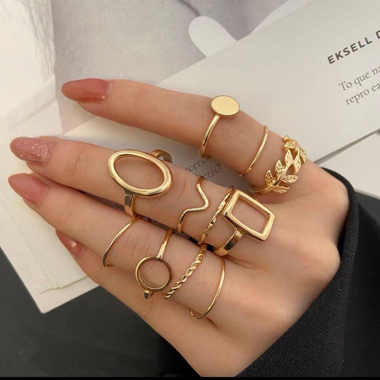 Luxury babe knuckle rings JW168 image
