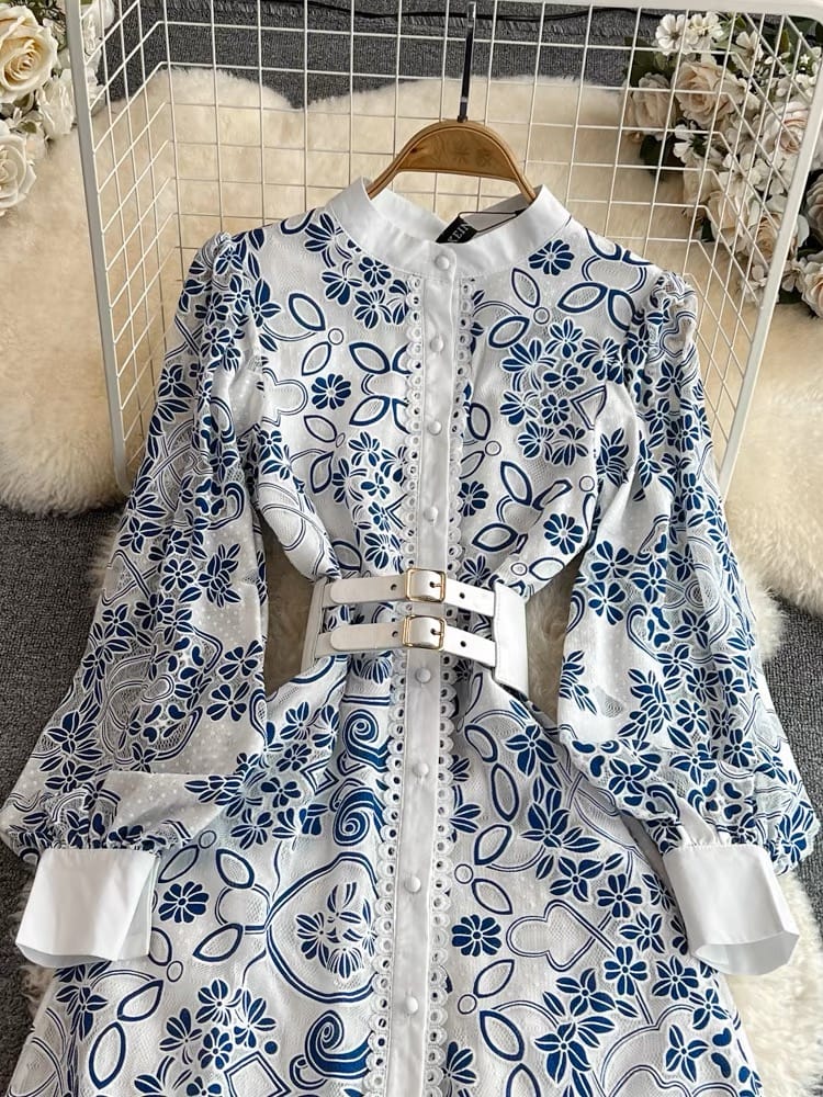 Bonita lace dress & belt ED70 image