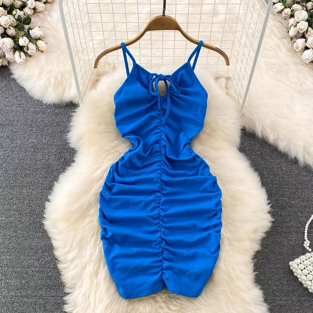 Most beautiful ruched gown image