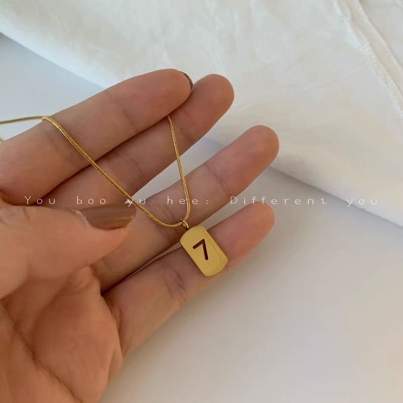 Your lucky number 7 necklace JW113 image