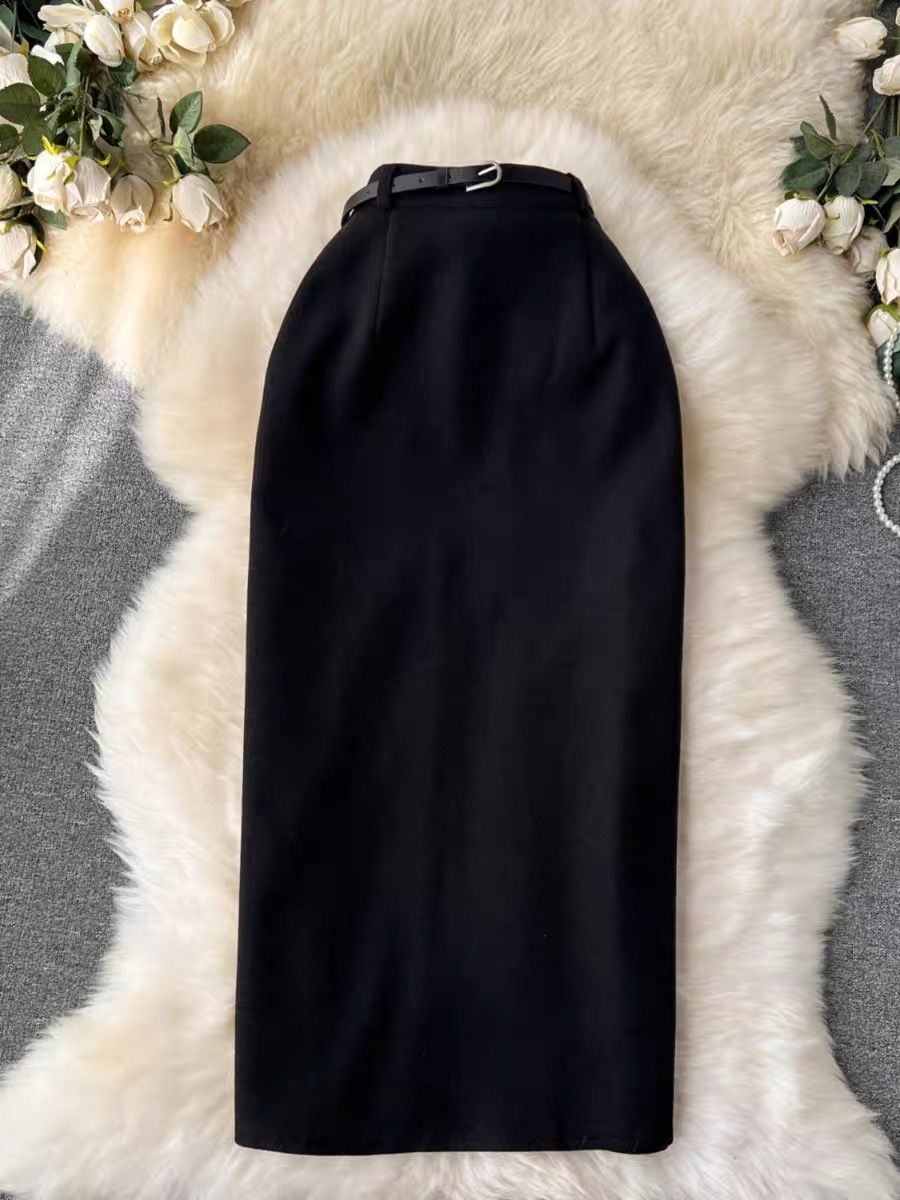 Don’t follow me formal skirt & belt SZZ438 image