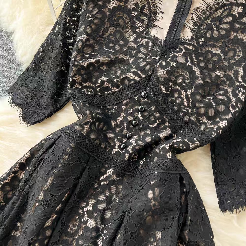 Kind feelings all lace dress FD37 image
