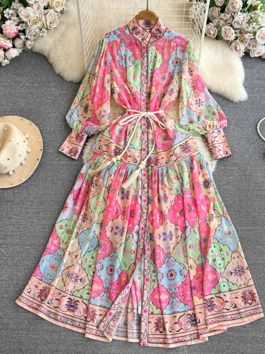 Lust over you print dress ED131