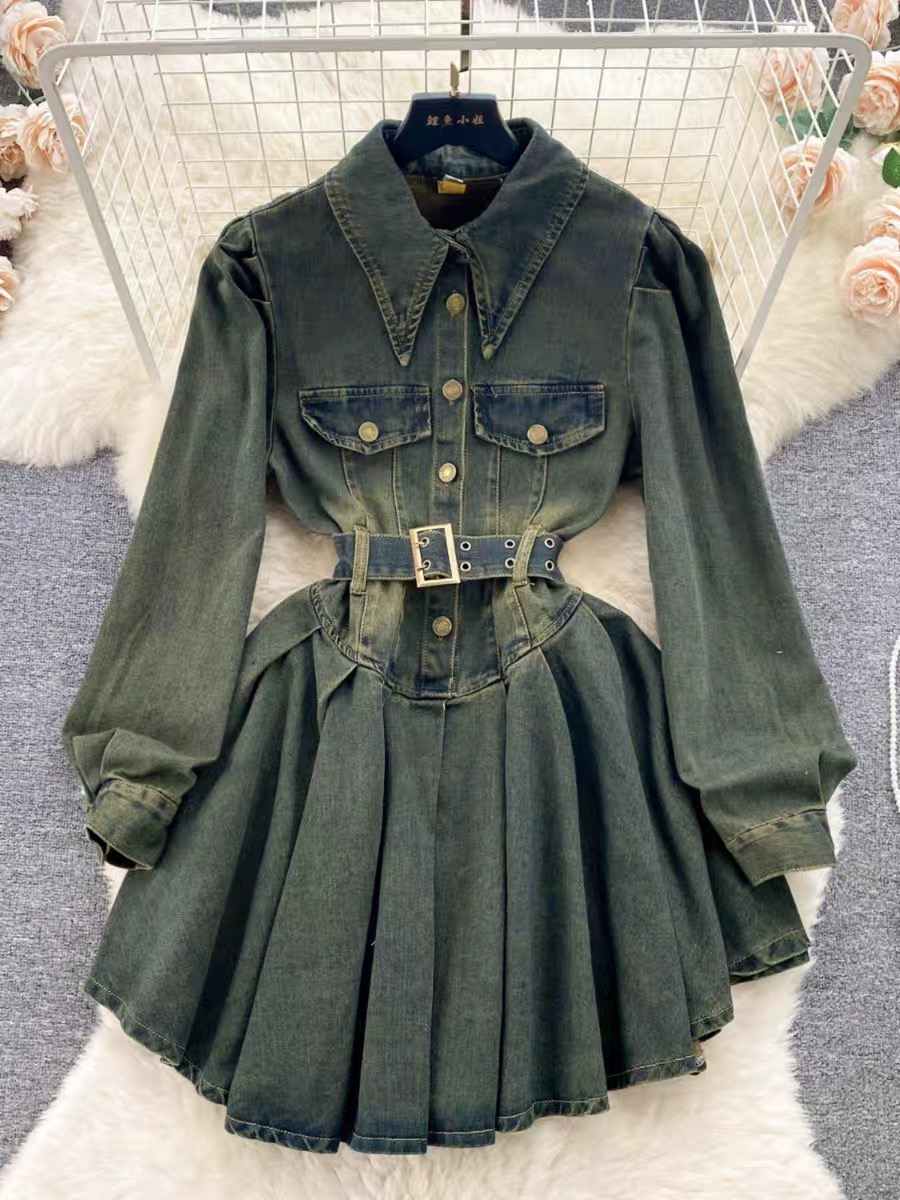 Polly tinted denim dress DD20