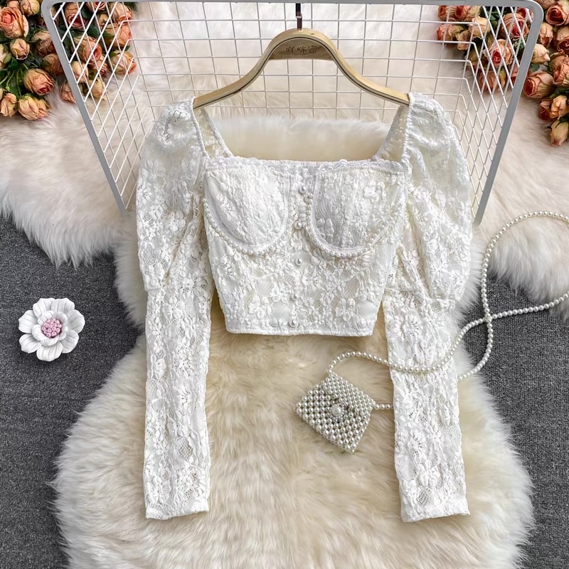 Joyous nights lace top TZZ804 image