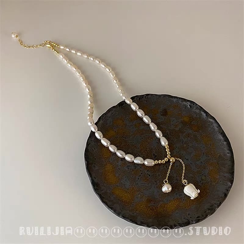 Sunset stands beaded necklace JW149 image