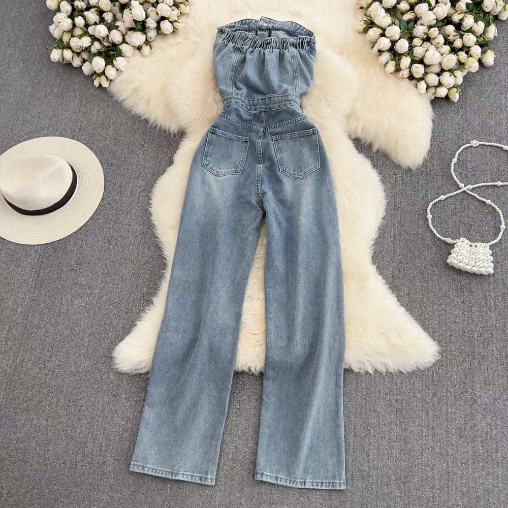 Maria denim jumpsuit JRZZ477 image