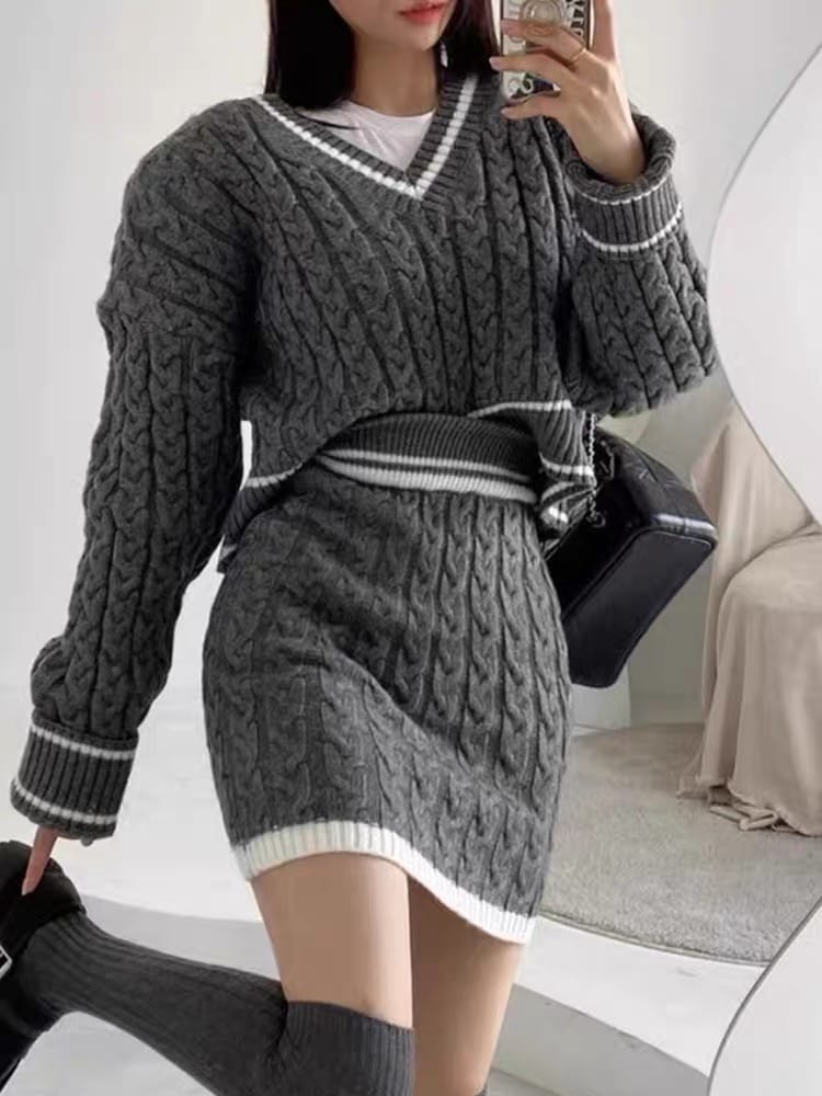 Wild impulse knitted set TPZZ3446 image