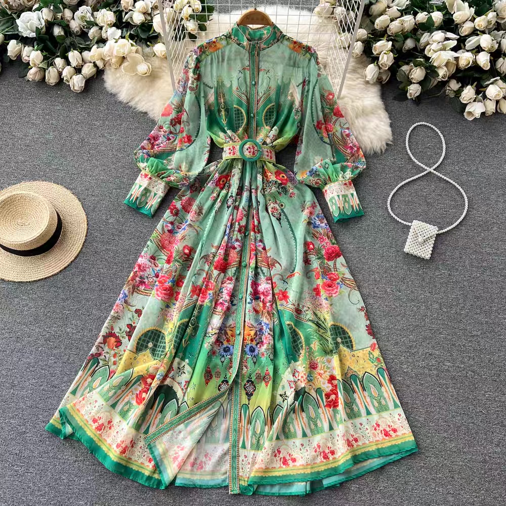 Link up nature dress ED9