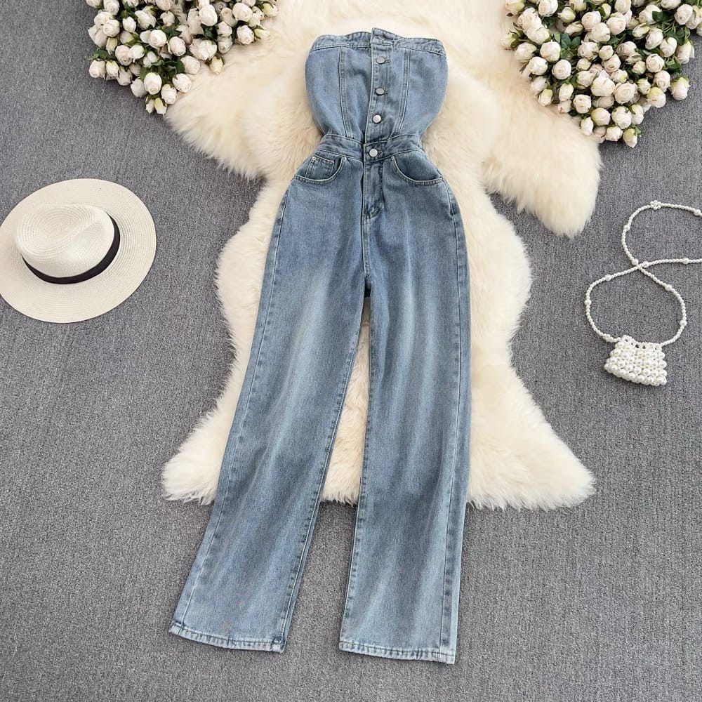 Maria denim jumpsuit JRZZ477 image