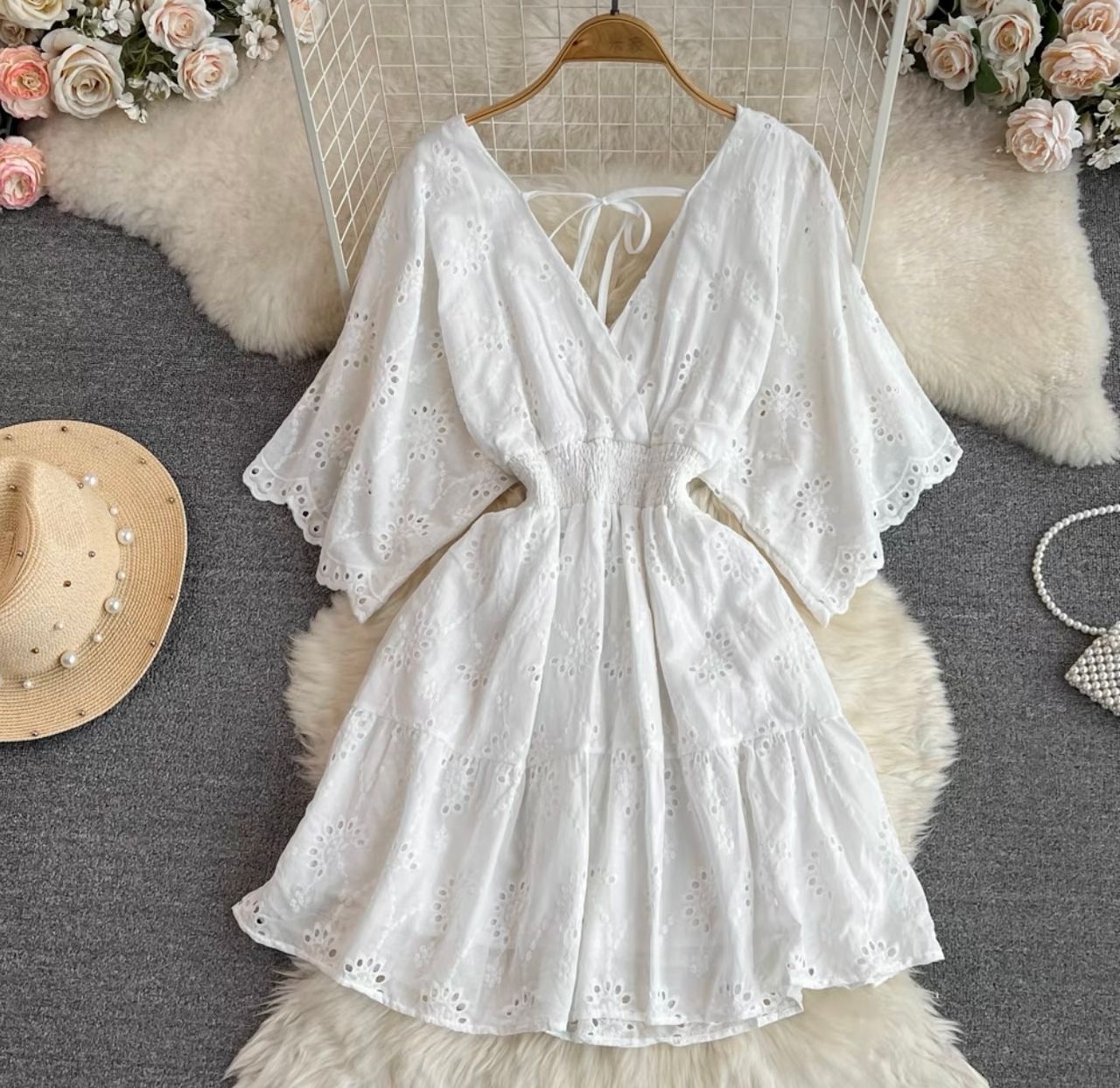 Love me better midi lace dress CD266 image