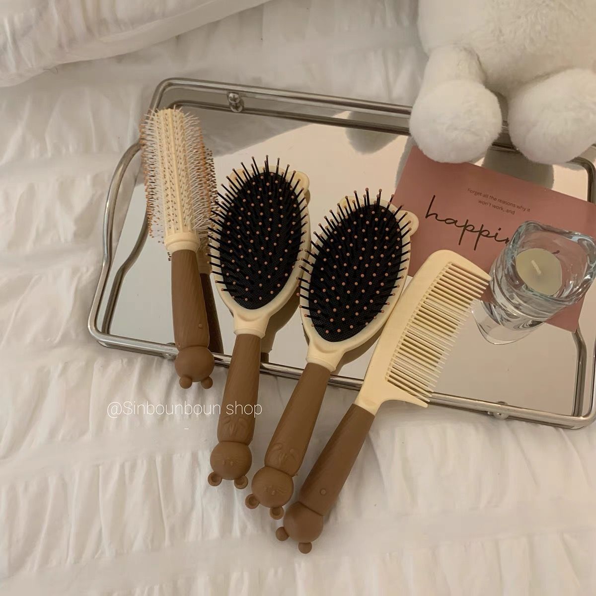 4 set of hair brush HA109 image
