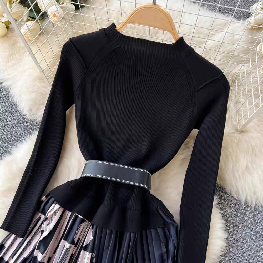 The main event print dress FD99 image