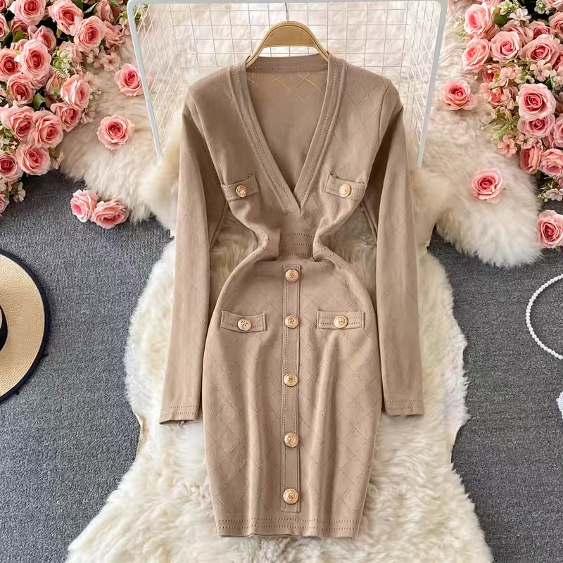 Casual date sweater gown KBC39 image