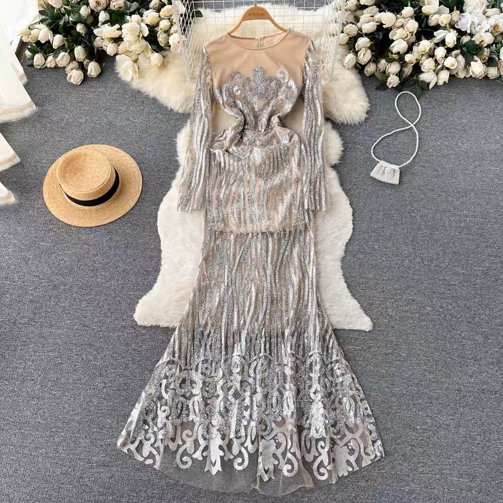 Celebrity embellish gown EBC19