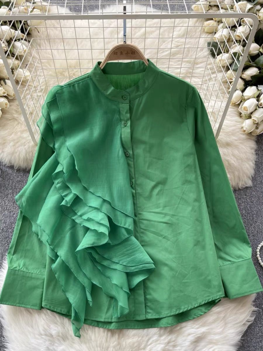 Glamorous girl ruffle shirt  SDZZ863 image