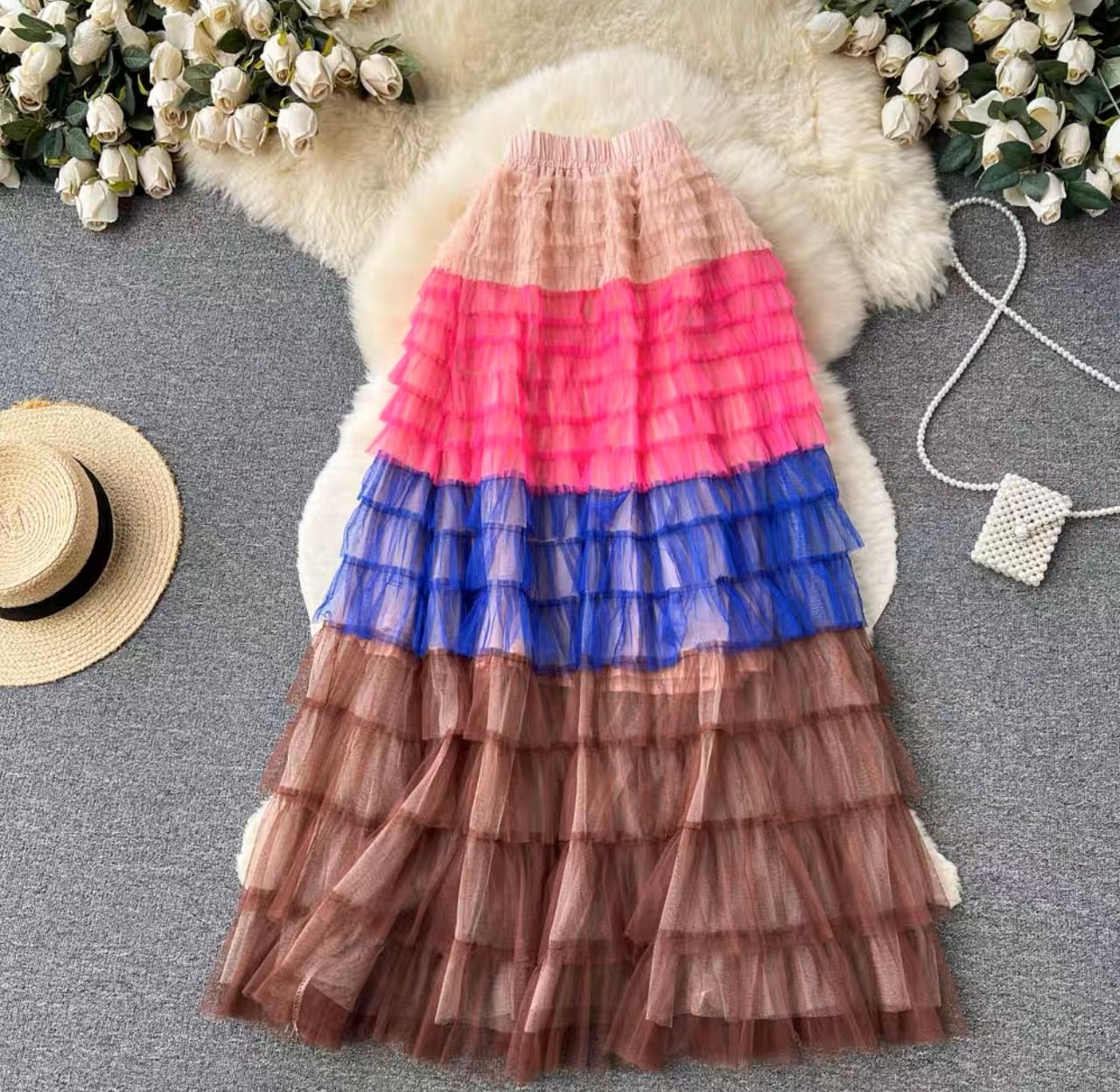 In the stars pleat skirt SZZ217 image