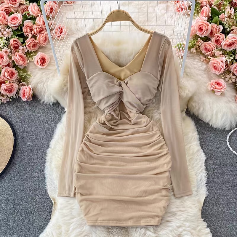 Oh baby ruched gown CBC61 image