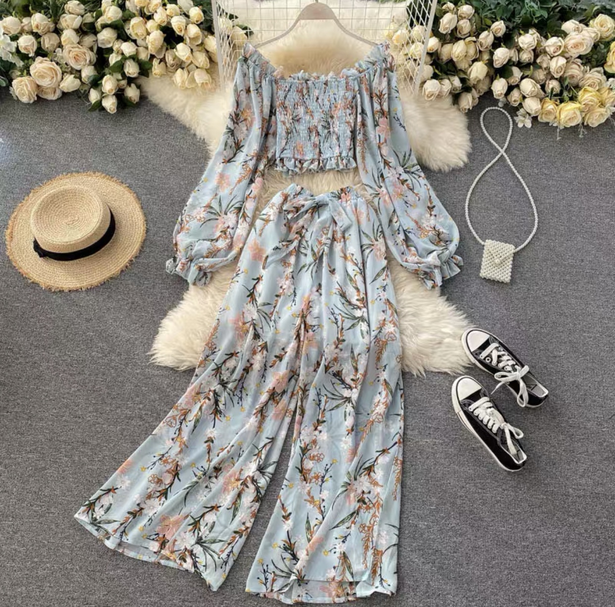 Weekend vibes floral set TPZZ147 image
