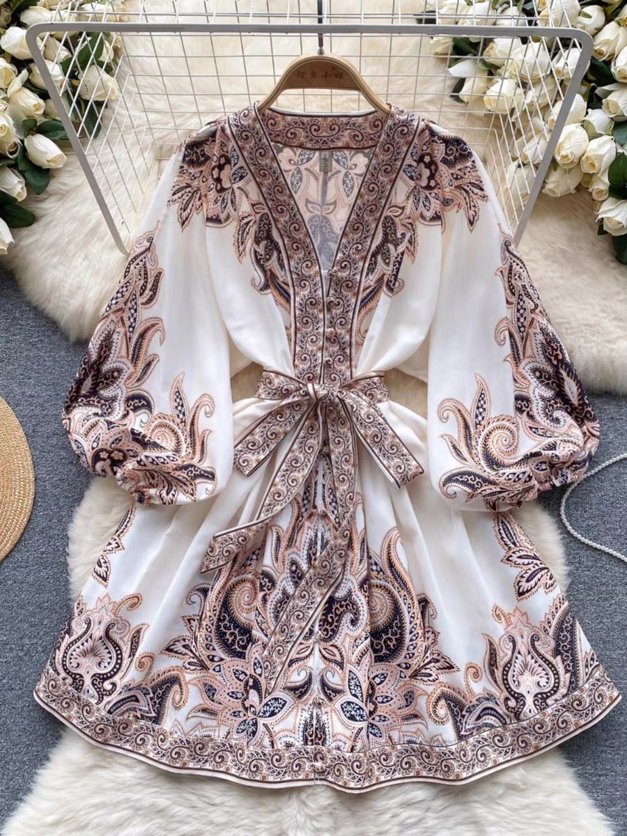 420 blaze print dress ED95 image