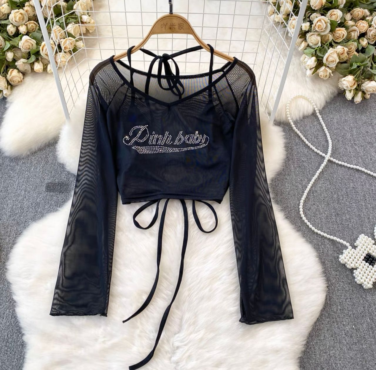 Pink baby top TZZ1723 image