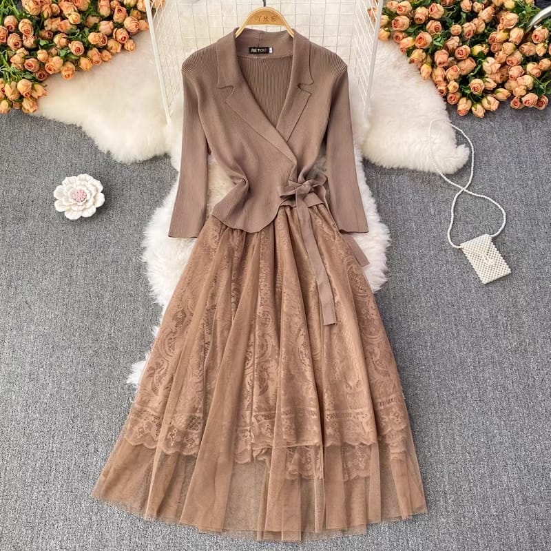 Amina Daring lace dress KD104 image