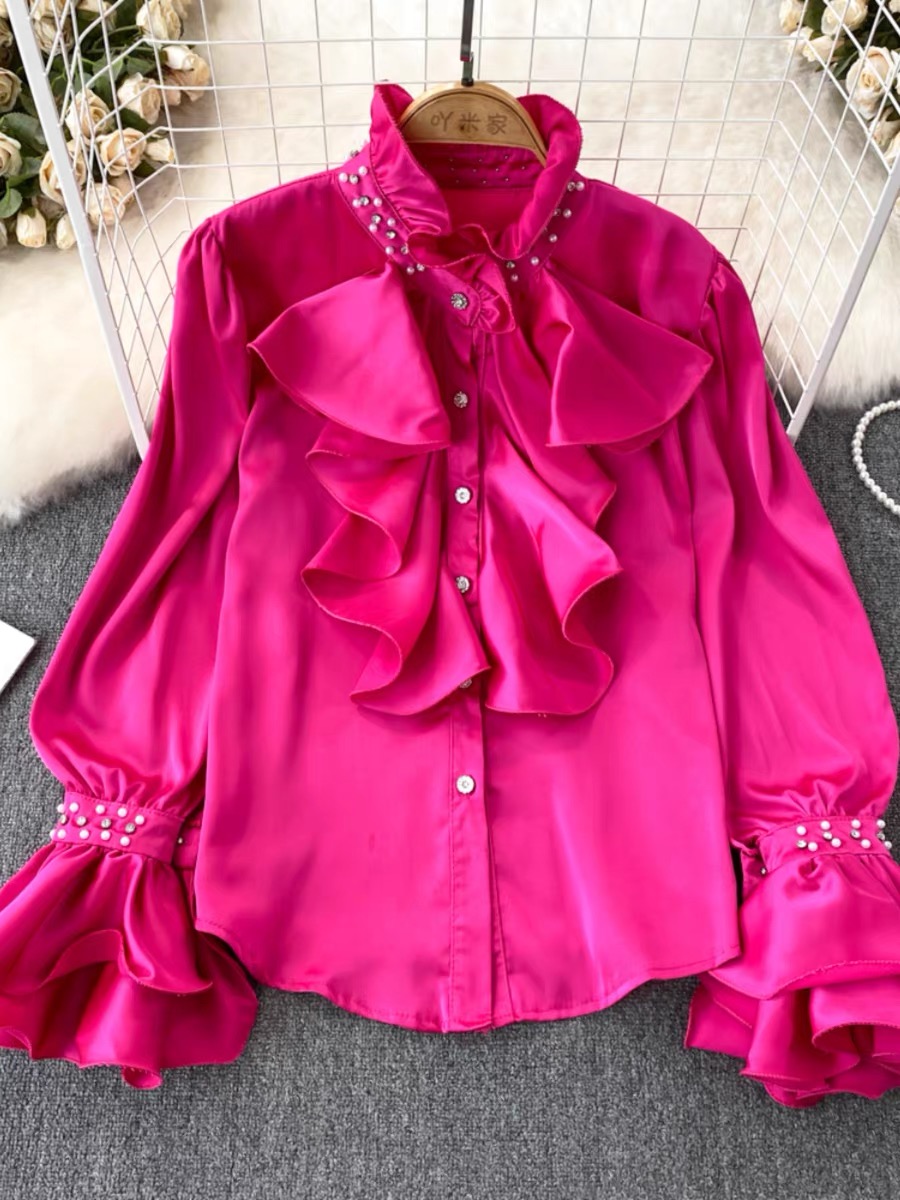 After party ruffle blouse BE252 image
