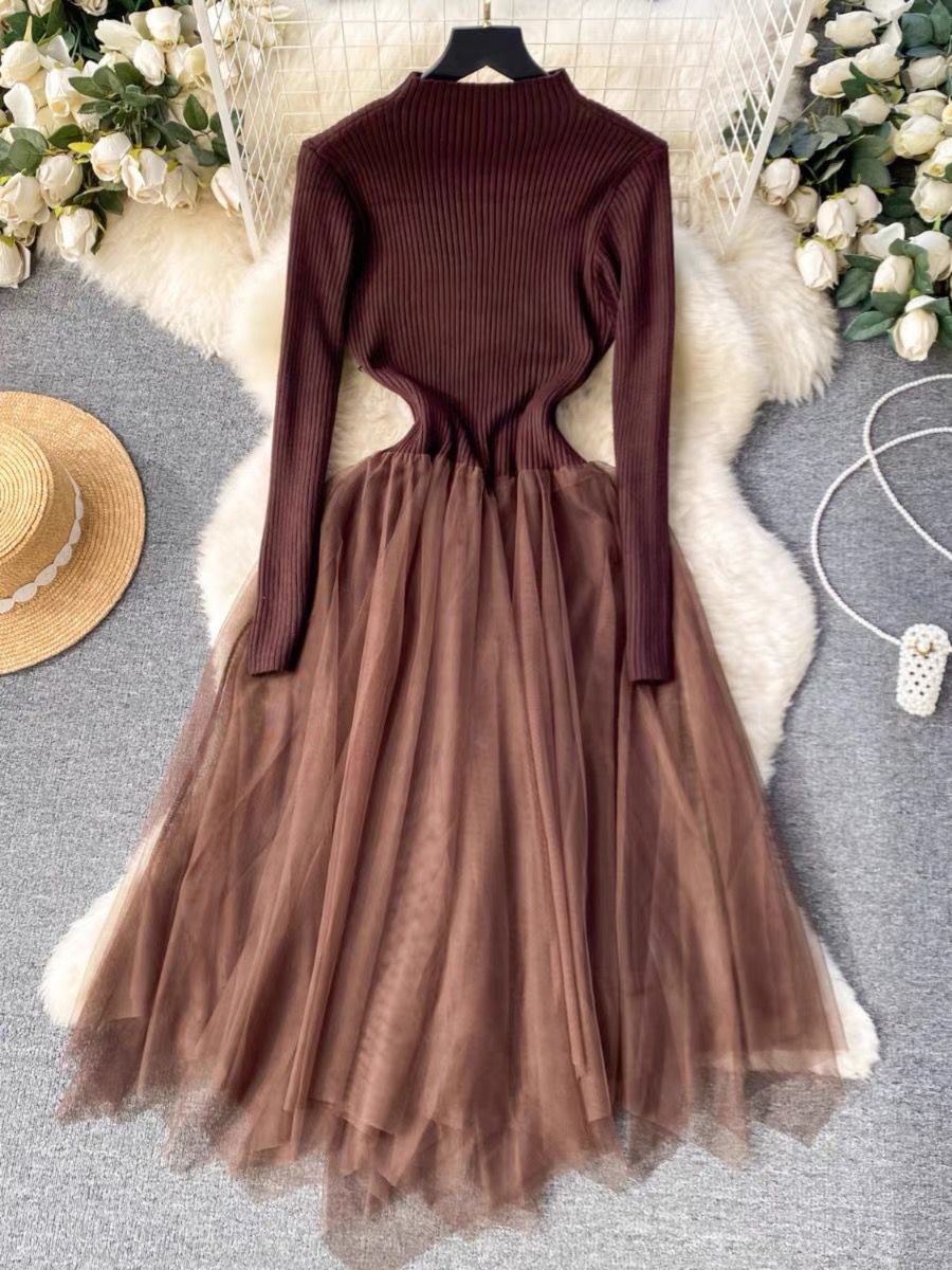 Clearly attached to you sweater dress KD224 image