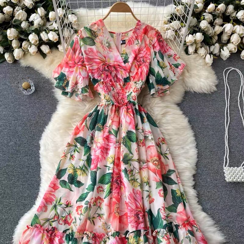 Baby girl floral dress CD207 image