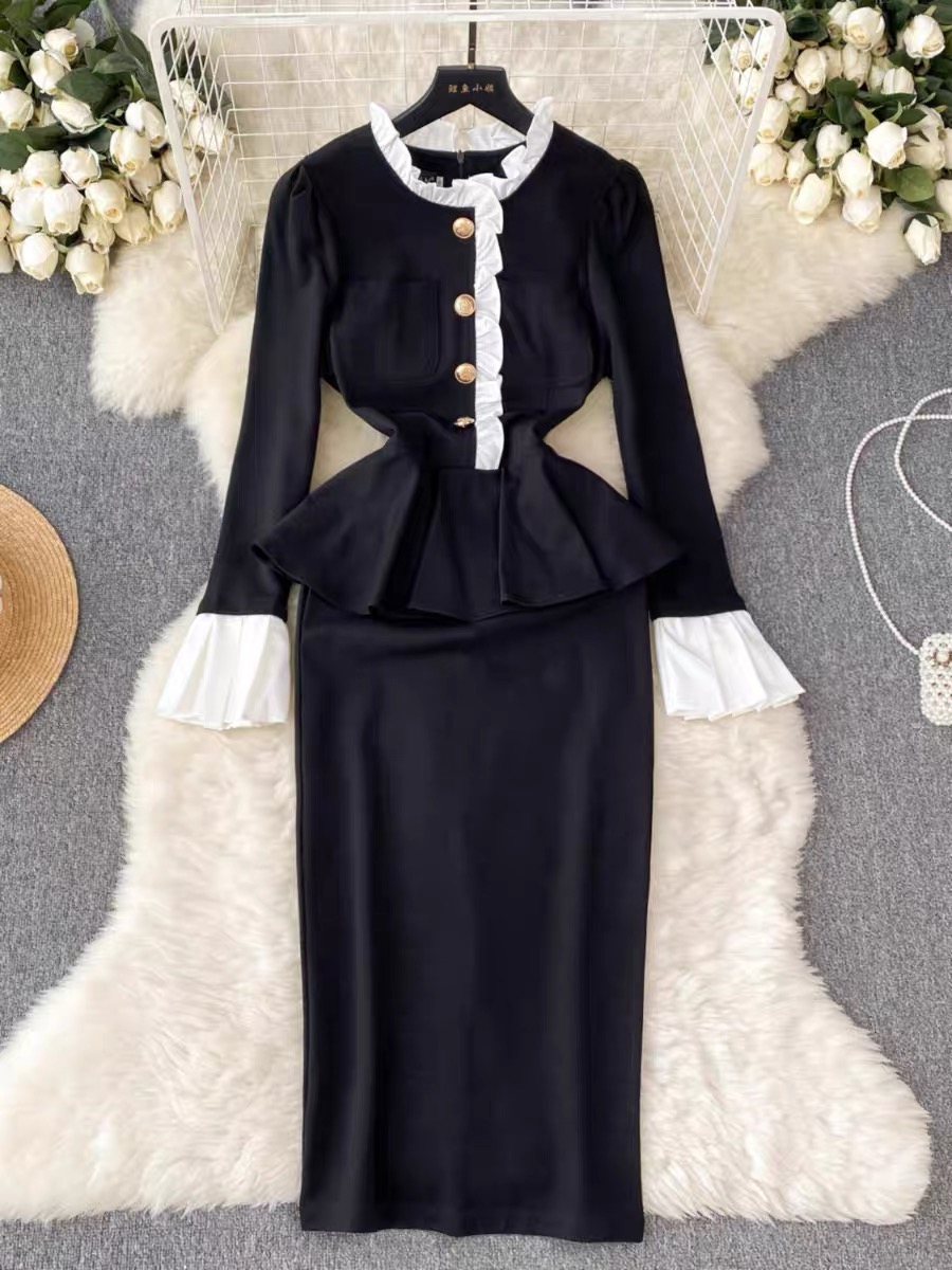 Formal baddie midi dress FBC75