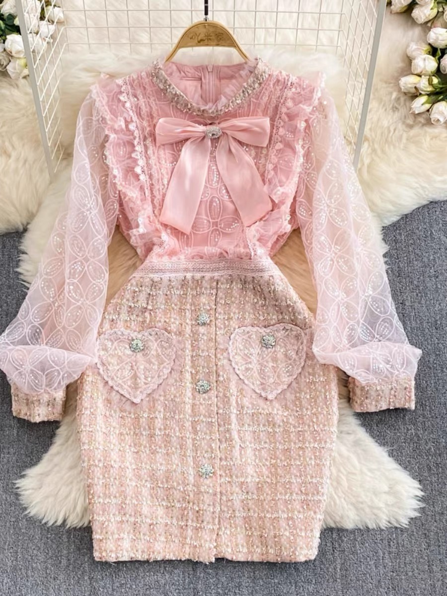 Buckle up royal dress FD463