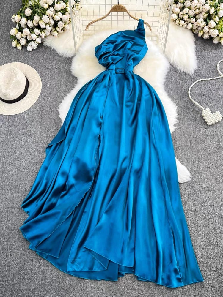 Keep glowing silk dress EVD63 image