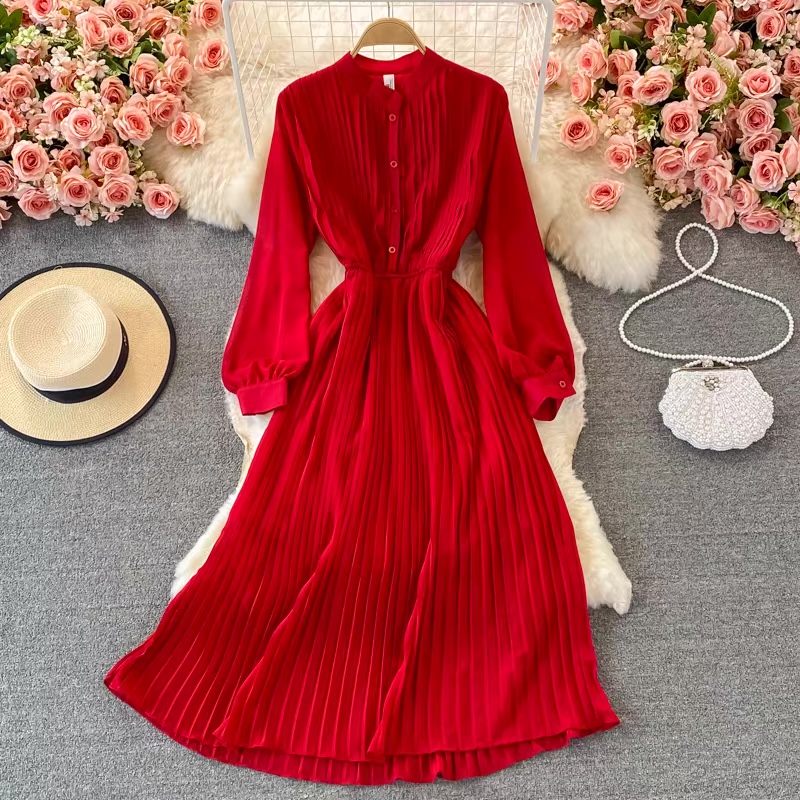 You stole a part of me pleat dress CD31